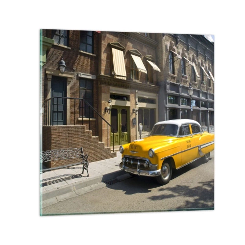 Glasbild - Bild auf glas - Vor langer Zeit in Amerika - 70x70 cm