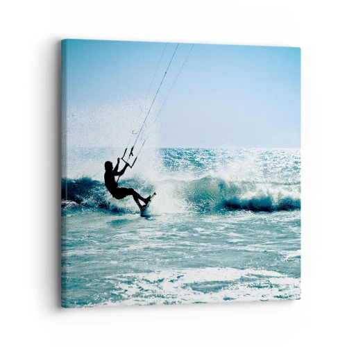 Bild auf Leinwand - Leinwandbild - Hinreißen lassen - 30x30 cm