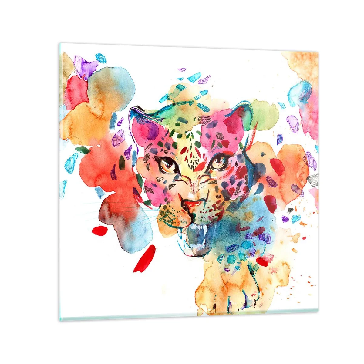 Glasbild - Bild auf glas - Die Schöne und das Biest - 30x30 cm