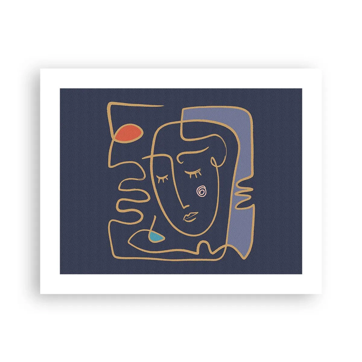 Poster - In Gedanken - 50x40 cm