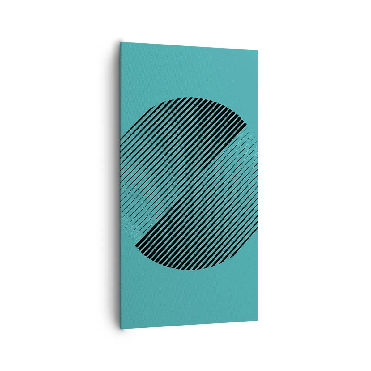 Bild auf Leinwand - Leinwandbild - Kreis – eine geometrische Variante - 65x120 cm