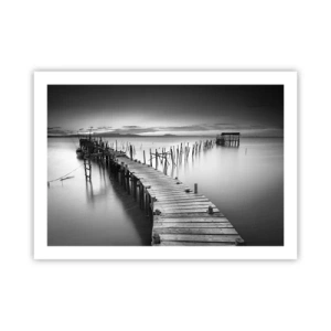 Poster - Der Frieden eines vergessenen Ufers - 70x50 cm
