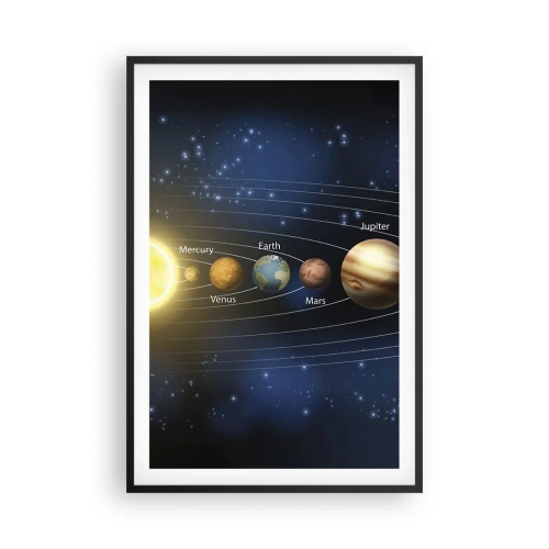 Poster in einem schwarzem Rahmen - Einer von zehn - 61x91 cm