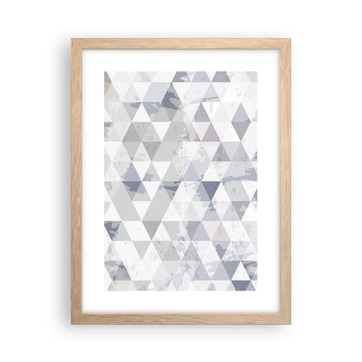 Poster in einem Rahmen aus heller Eiche - Im Rhythmus auf drei - 30x40 cm