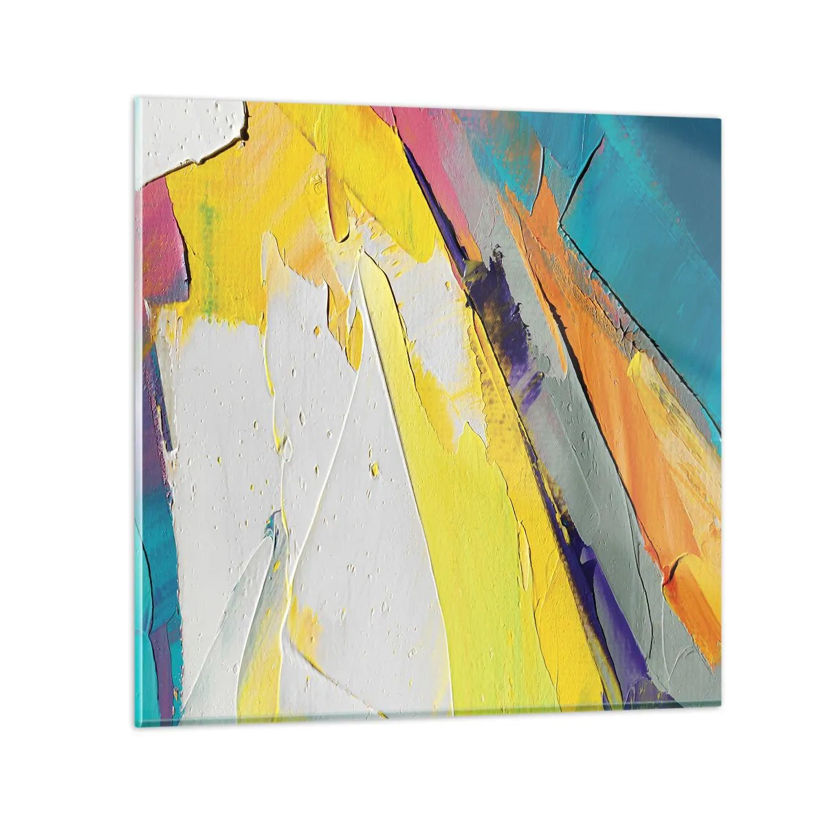 Glasbild - Bild auf glas - Die Anatomie des Lichts - 30x30 cm