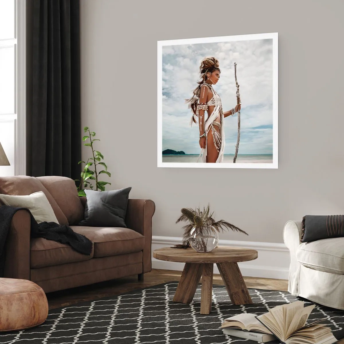 Poster - Königin der Tropen - 30x30 cm