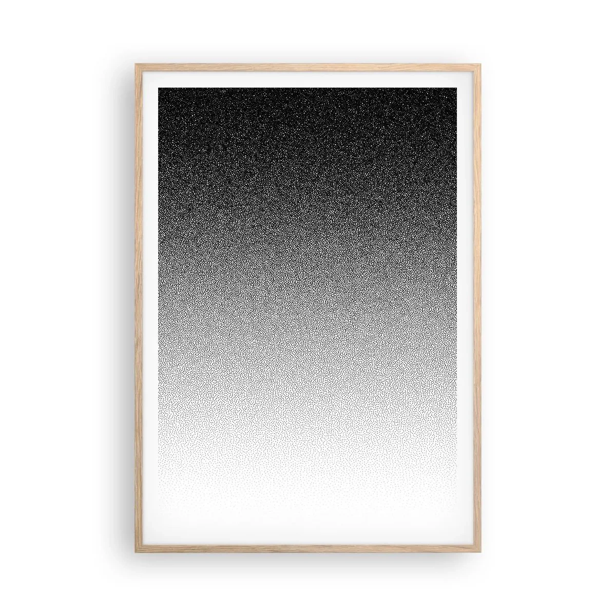 Poster in einem Rahmen aus heller Eiche - Dem Licht entgegen - 70x100 cm