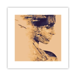 Poster - Von Natur aus schön - 30x30 cm