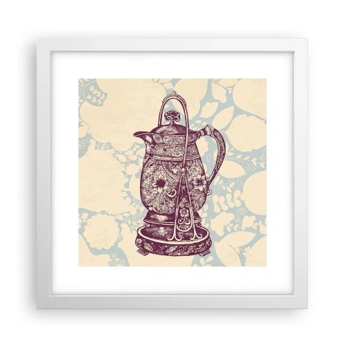 Poster in einem weißen Rahmen - Schönheit des Alltags - 30x30 cm