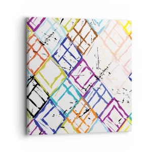 Bild auf Leinwand - Leinwandbild - Zellen zu vermieten - 30x30 cm