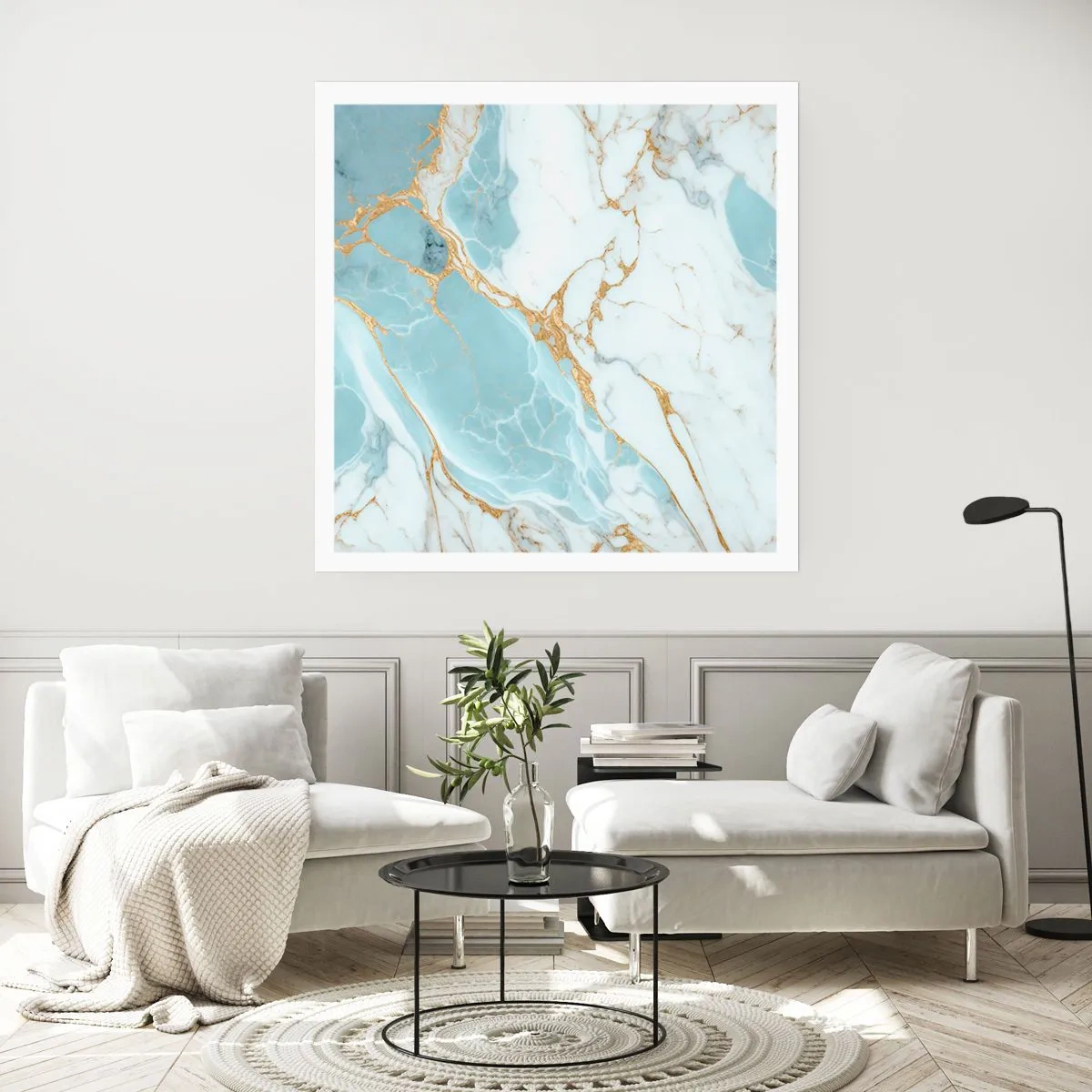 Poster - Reichtum des Steins - 40x40 cm