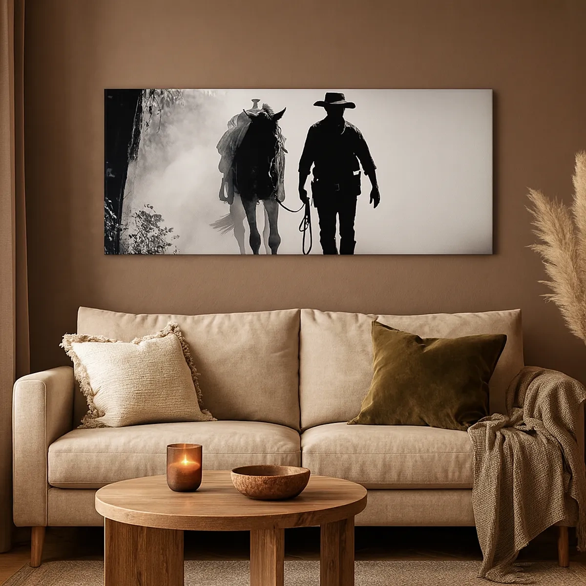 Bild auf Leinwand - Leinwandbild - Texas-Morgen - 30x30 cm