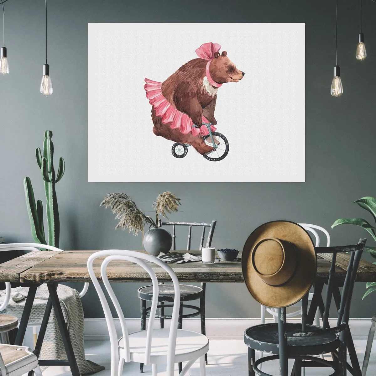 Poster - Was für ein Affentheater! - 50x40 cm