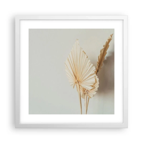 Poster in einem weißen Rahmen - Wenn Sie Erleichterung brauchen - 40x40 cm