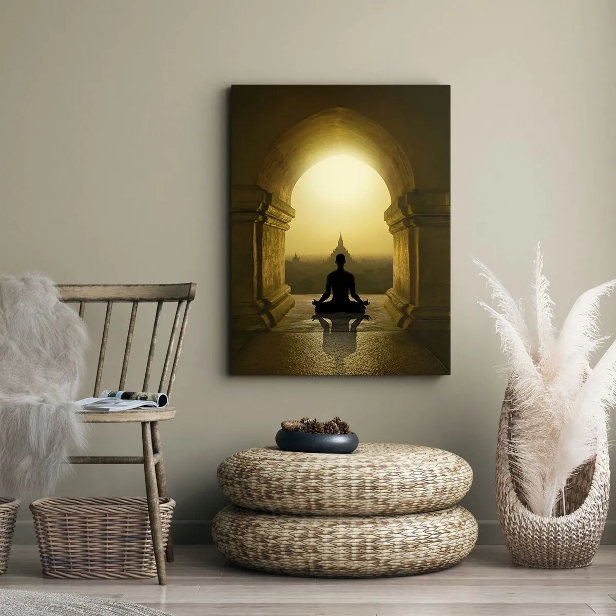 Bild auf Leinwand - Leinwandbild - Vollkommene Harmonie - 55x100 cm