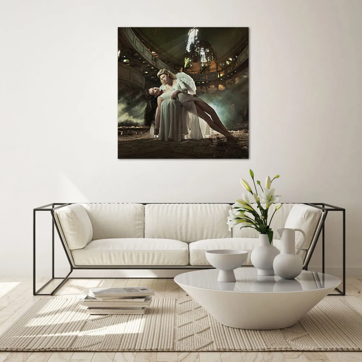 Glasbild - Bild auf glas - Der Geist des alten Theaters - 70x70 cm