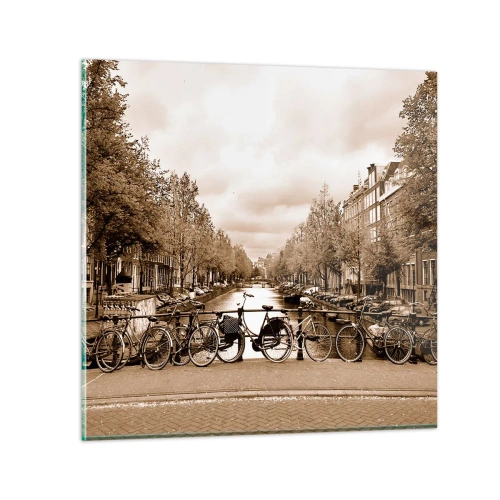 Glasbild - Bild auf glas - Niederländische Atmosphäre - 30x30 cm