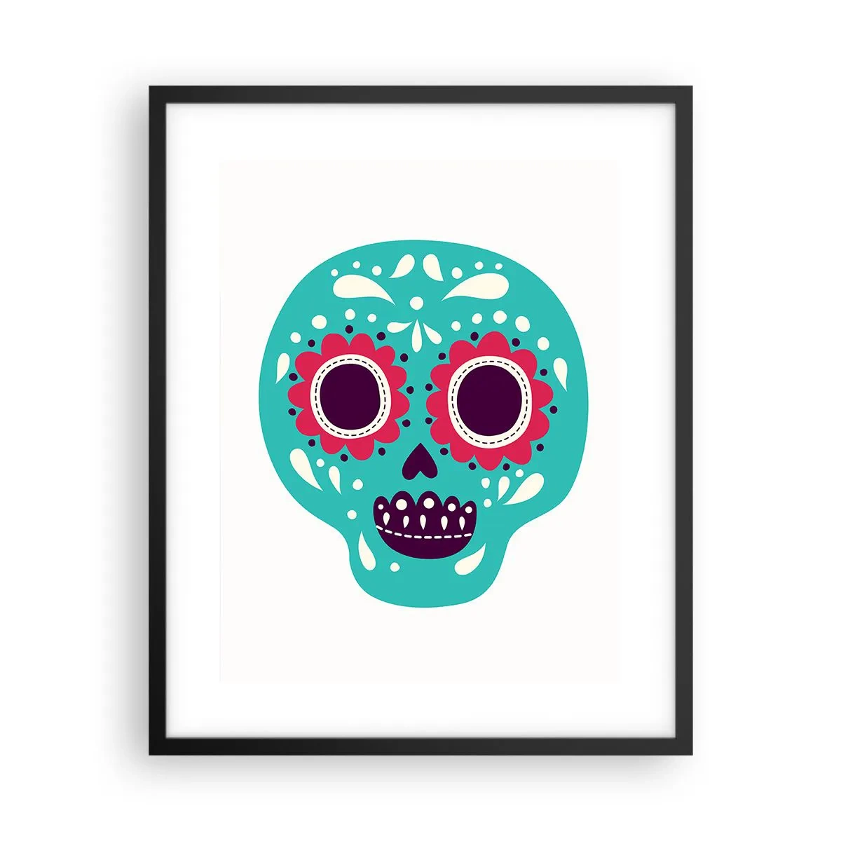 Poster in einem schwarzem Rahmen - Das Leben – Spaß bis zum Tod - 40x50 cm