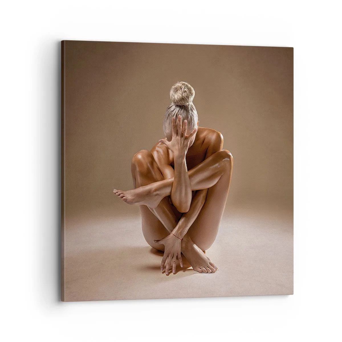 Bild auf Leinwand - Leinwandbild - Die Einheit von Körper und Geist - 70x70 cm