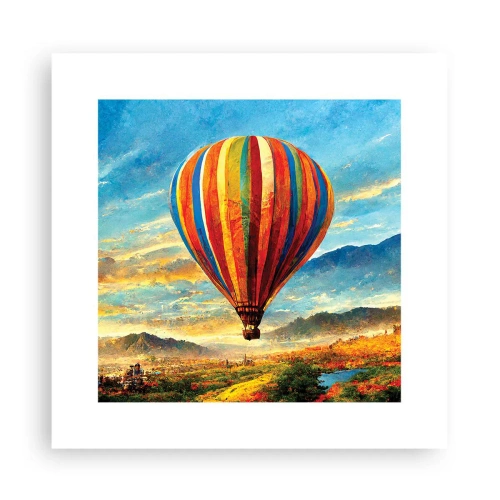 Poster - In der Stille sieht man mehr - 30x30 cm