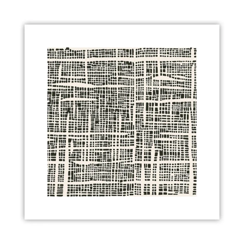 Poster - Gewebte Komposition - 30x30 cm