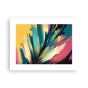 Poster - Komposition – eine Explosion der Freude - 40x30 cm