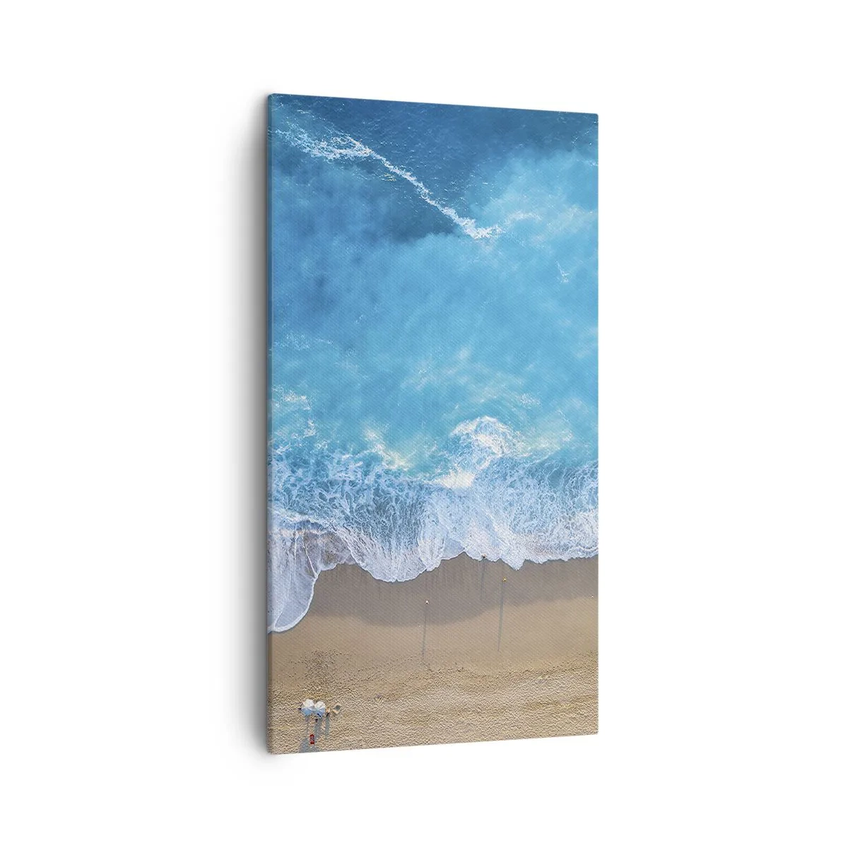 Bild auf Leinwand - Leinwandbild - Die Kraft des Blaus - 45x80 cm