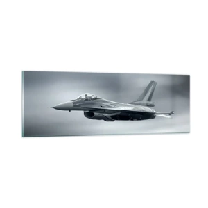 Glasbild - Bild auf glas - Wirst du herausfordern? - 90x30 cm