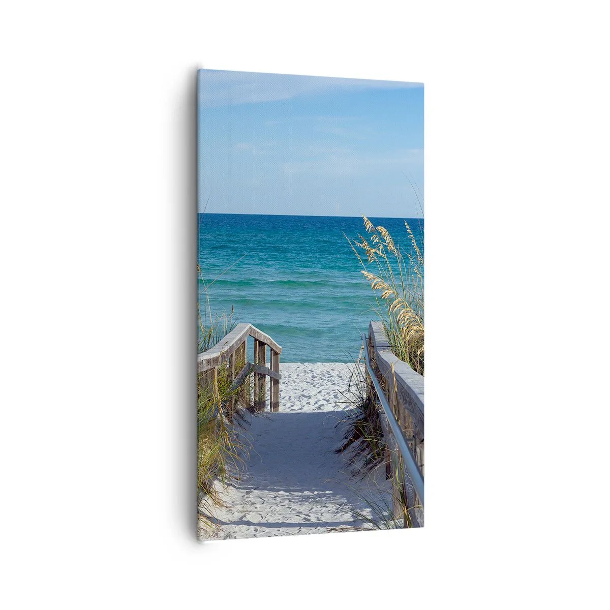 Bild auf Leinwand - Leinwandbild - In der Sonne, im Wind - 65x120 cm