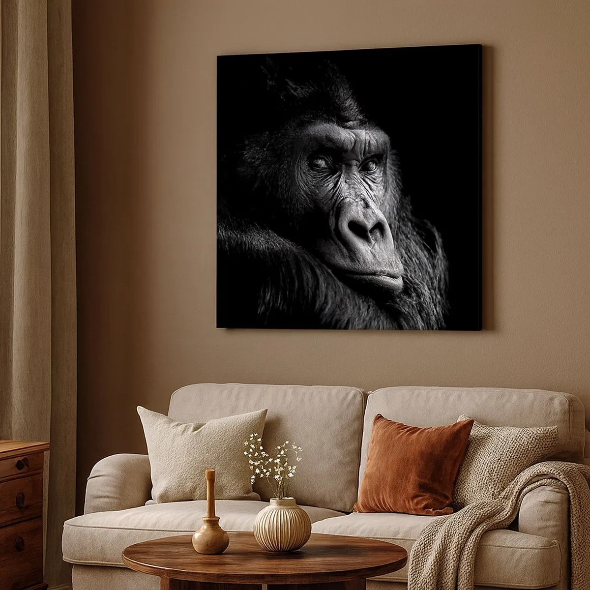 Bild auf Leinwand - Leinwandbild - Und was guckst du so? - 30x30 cm