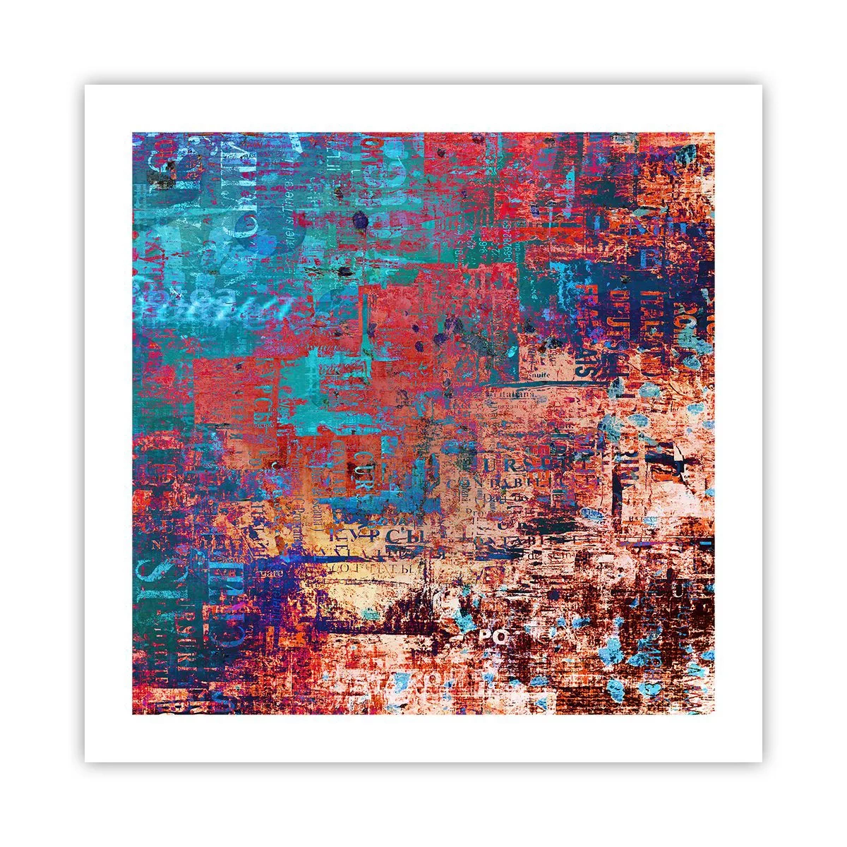 Poster - Erinnerung und Vergessen - 50x50 cm