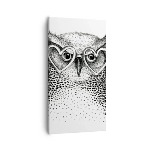 Bild auf Leinwand - Leinwandbild - Klug und mit Liebe - 55x100 cm