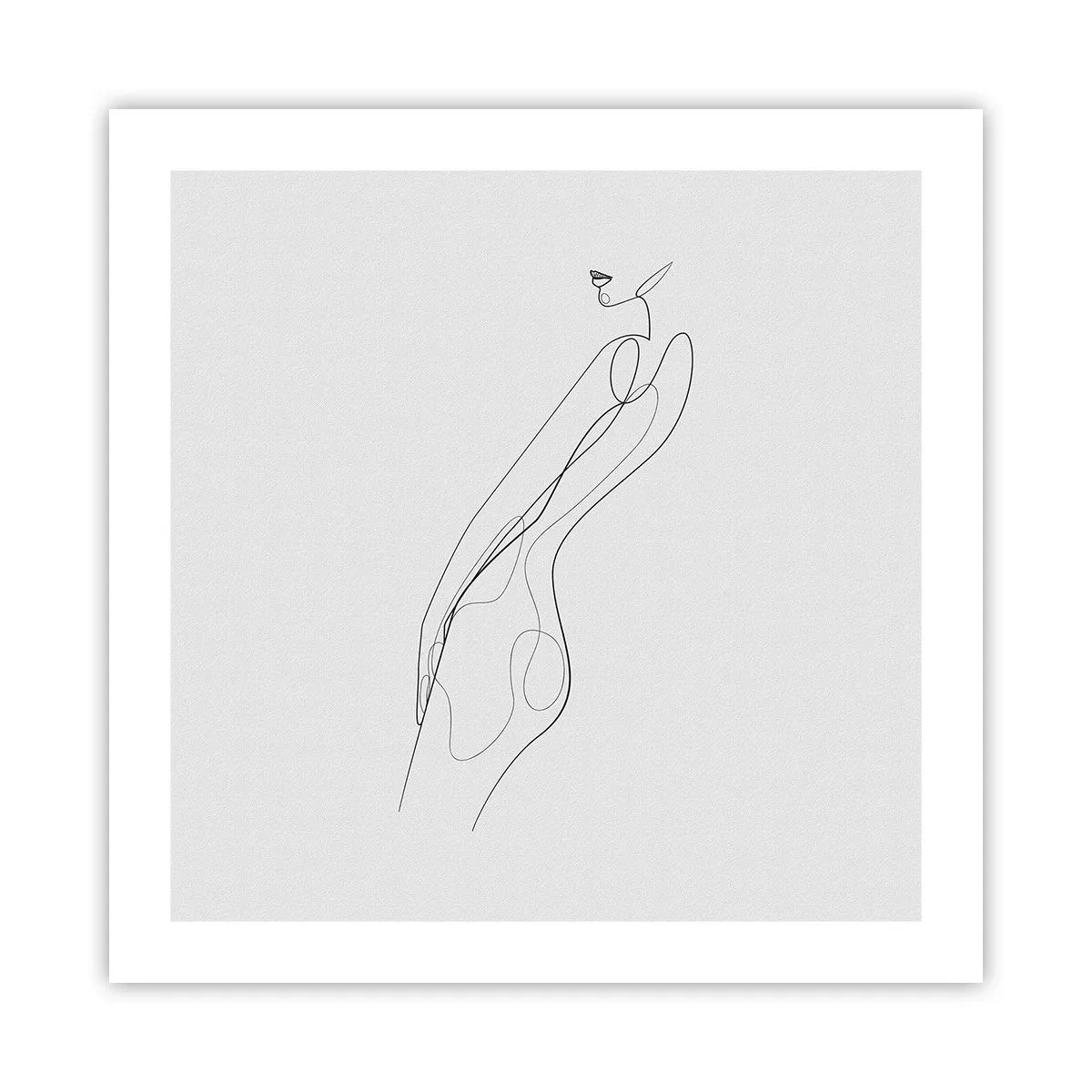 Poster - Bloß ein Versprechen - 50x50 cm