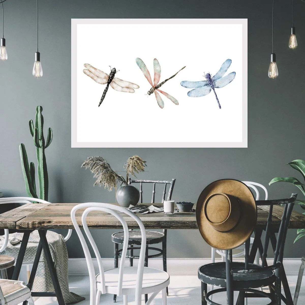 Poster - Schwerelose Libellen - 70x50 cm