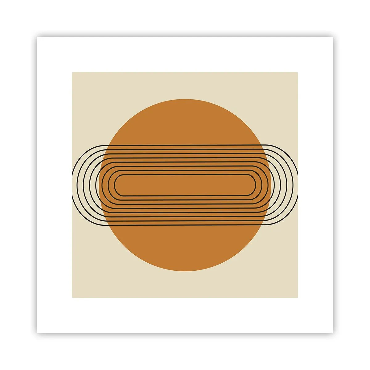 Poster - Perfekter Plan - 30x30 cm