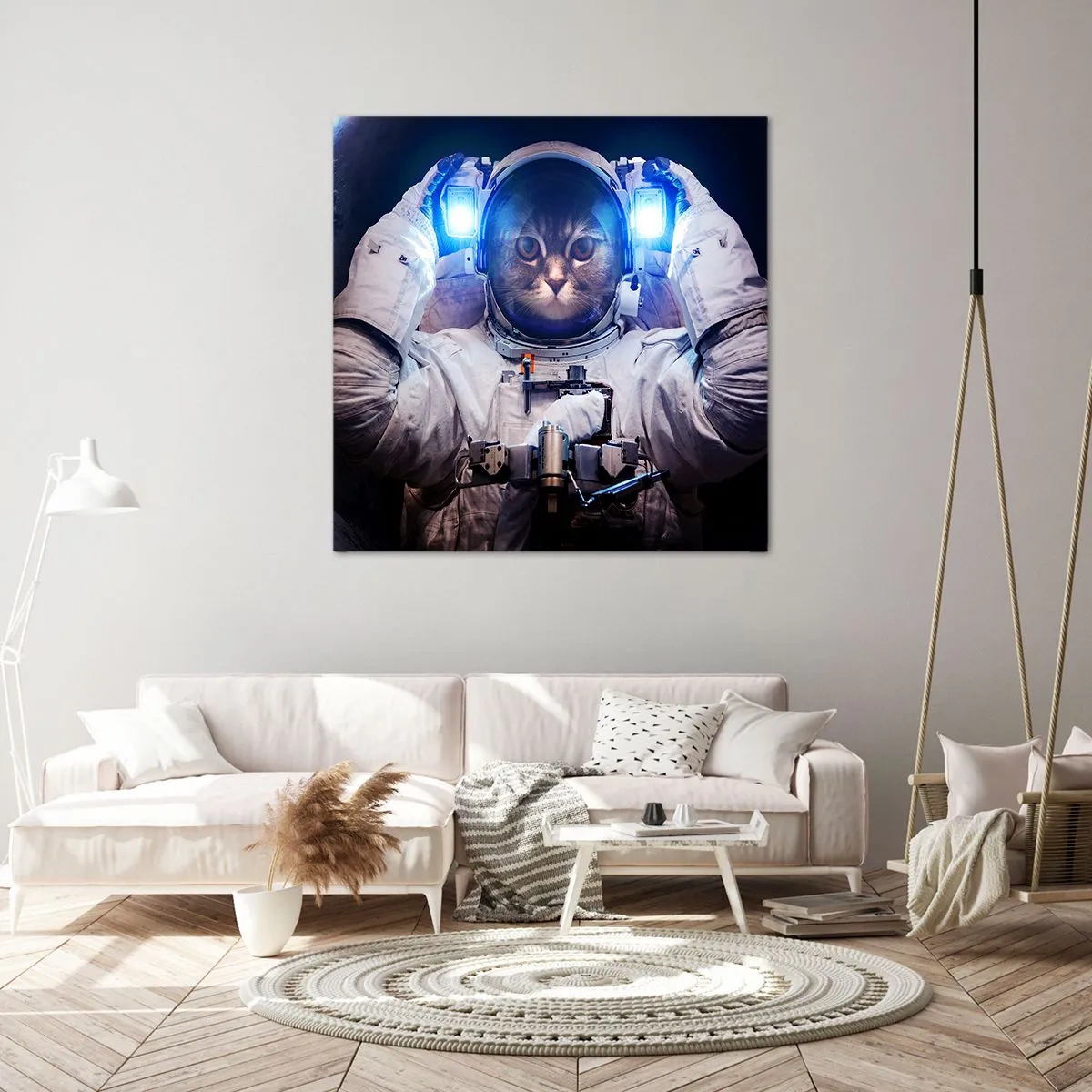 Bild auf Leinwand - Leinwandbild - Houston, du hast ein Problem - 50x50 cm