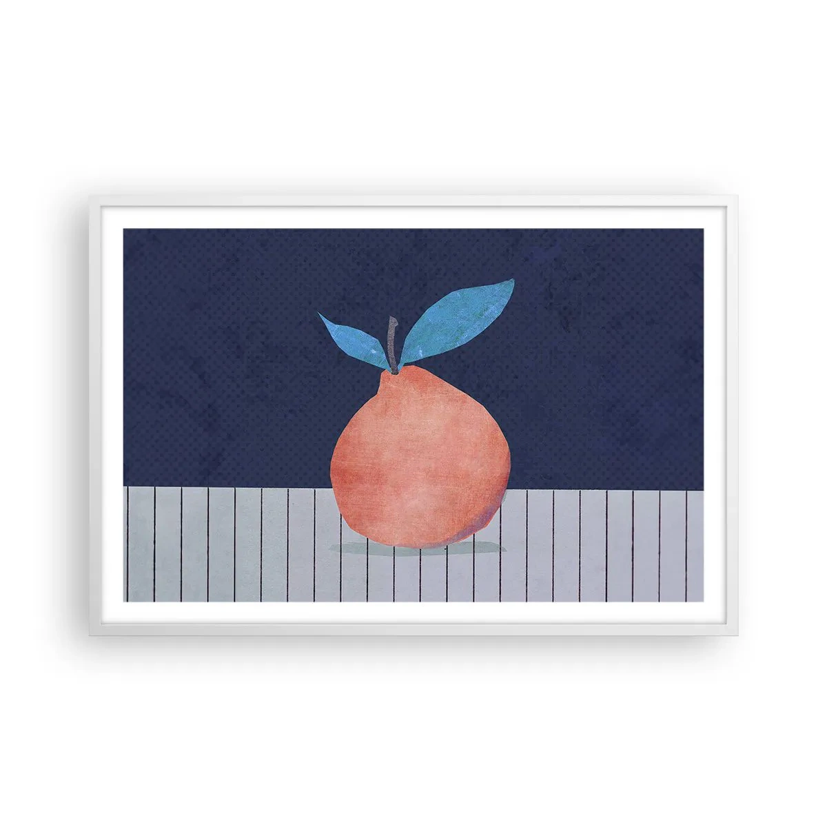 Poster in einem weißen Rahmen - Konvexität und Ebene - 91x61 cm