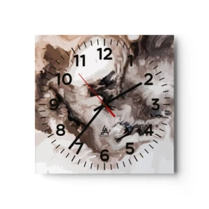 Wanduhr - Glasuhr - Die Geburt einer Galaxie - 30x30 cm