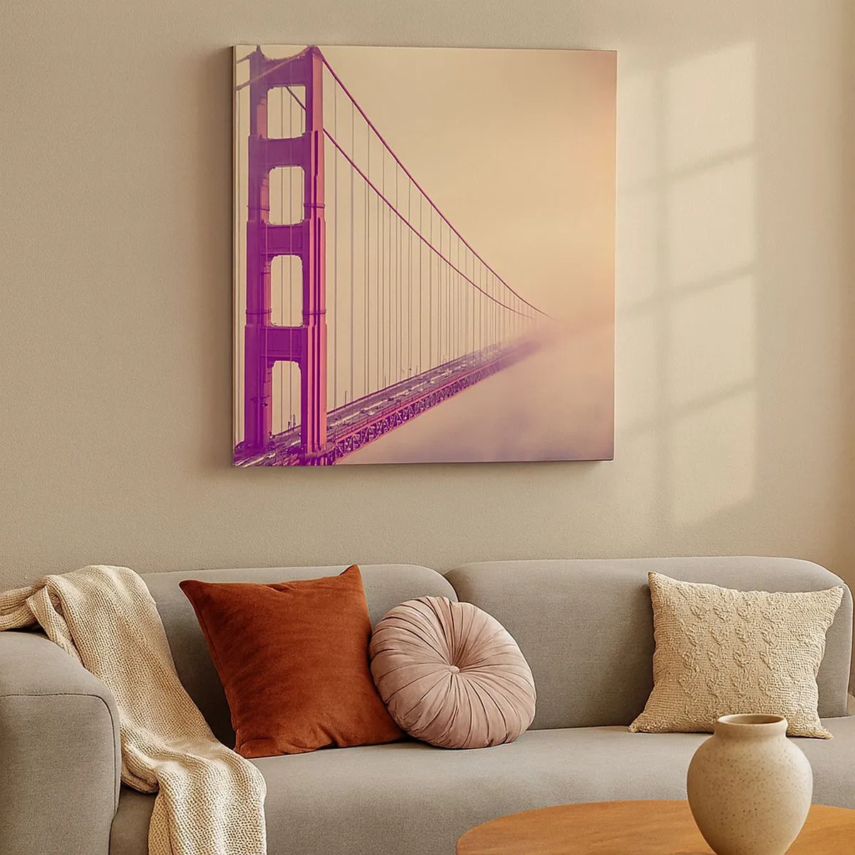 Bild auf Leinwand - Leinwandbild - Zwischen Himmel und Erde - 30x30 cm