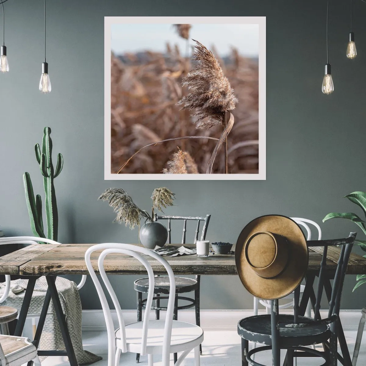 Poster - Zeit, mit dem Wind zu gehen - 60x60 cm