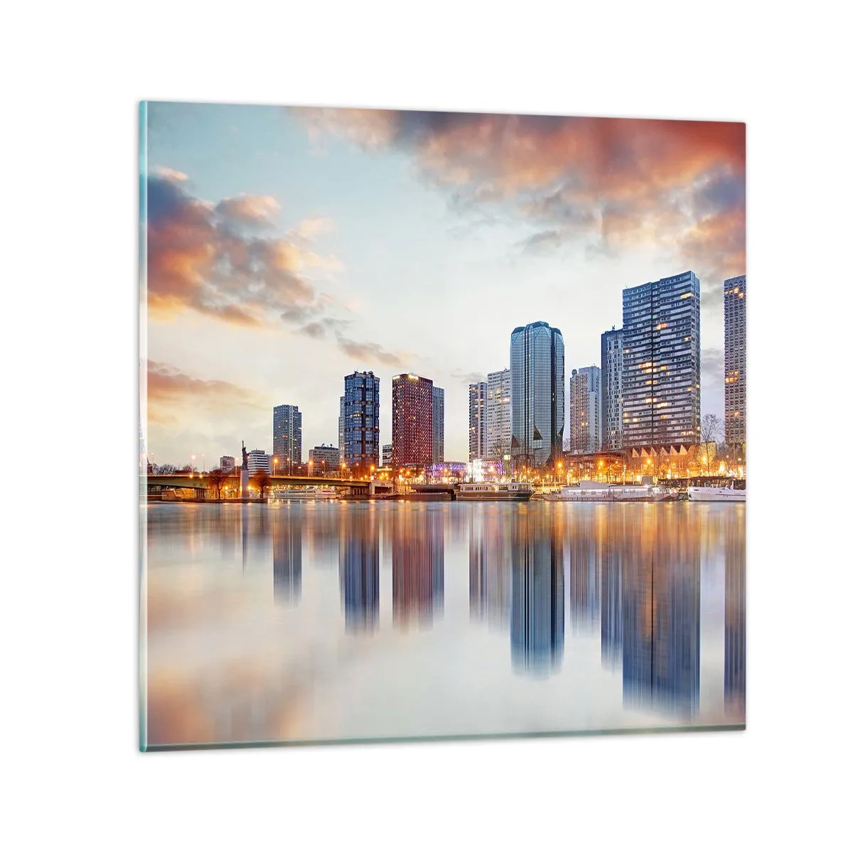 Glasbild - Bild auf glas - Die monumentale Ruhe von Paris - 40x40 cm