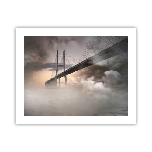 Poster - Auf dem Fluss, den es nicht gibt - 50x40 cm