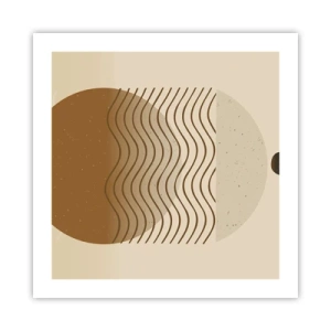 Poster - Zur Entstehung geometrischer Figuren - 50x50 cm