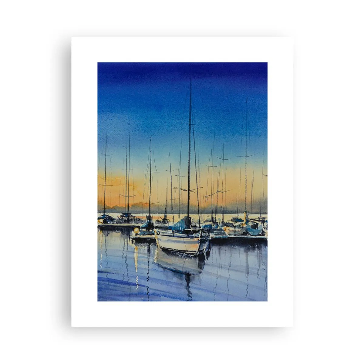 Poster - Ende eines guten Tages - 30x40 cm