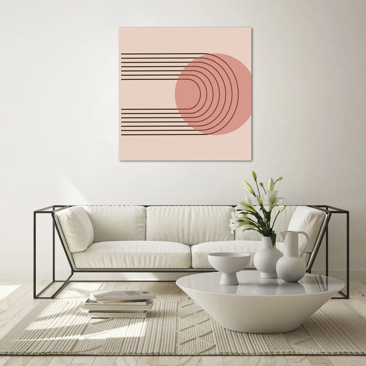 Glasbild - Bild auf glas - Unwiderstehliche Anziehungskraft - 70x70 cm