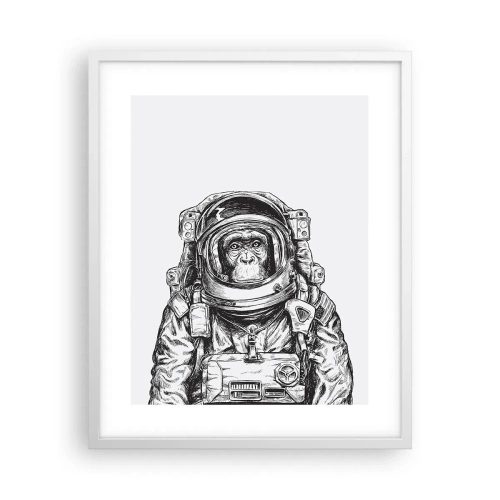 Poster in einem weißen Rahmen - Alternative Evolution - 40x50 cm