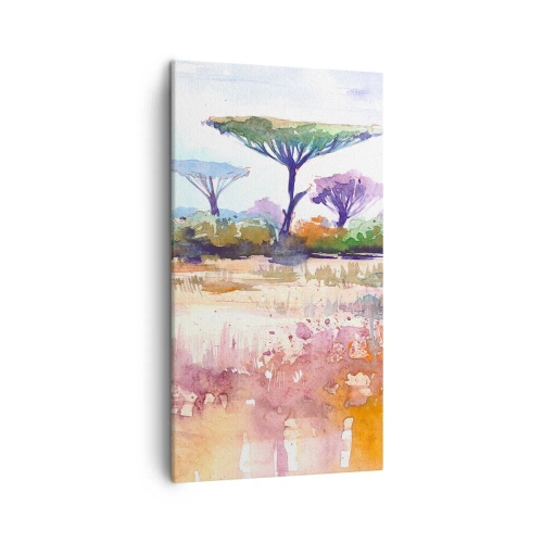 Bild auf Leinwand - Leinwandbild - Savannah-Farben - 45x80 cm