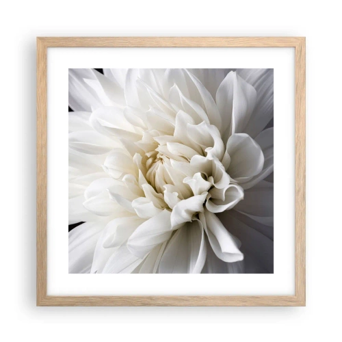 Poster in einem Rahmen aus heller Eiche - Der Morgen der Braut - 40x40 cm