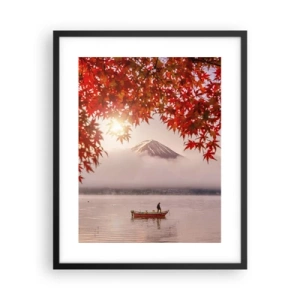 Poster in einem schwarzem Rahmen - Im japanischen Klima - 40x50 cm