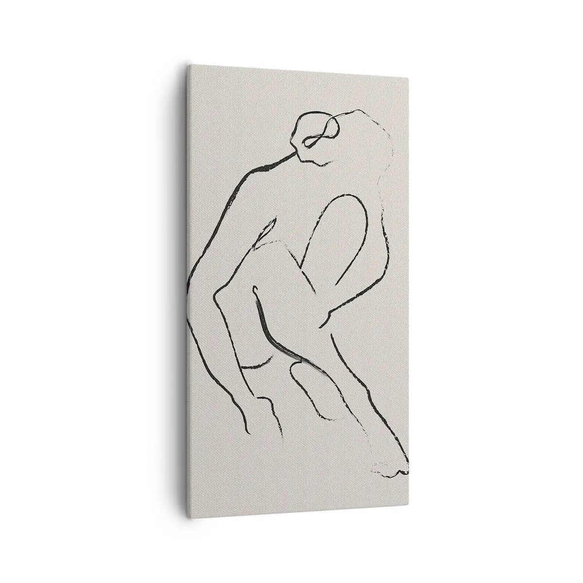 Bild auf Leinwand - Leinwandbild - Intime Skizze - 55x100 cm